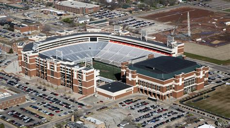 Boone Pickens Stadium From 1000ft Above The Ground Flown Today R
