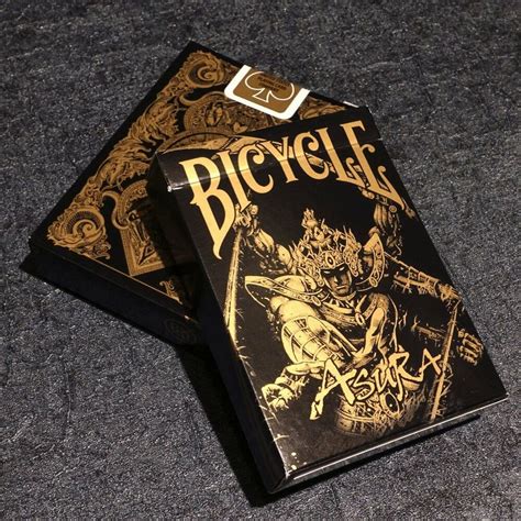 Chivalry playing cards hold two decks, gold and silver, of deluxe poker playing card decks. Asura Black Gold Deck Bicycle Playing Cards Poker Size USPCC Custom Limited New | eBay