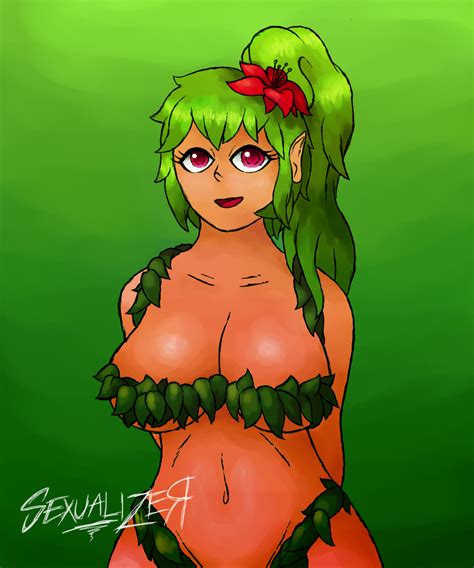 Rule 34 Dryad Dryad Terraria Green Hair Huge Breasts Monster Girl