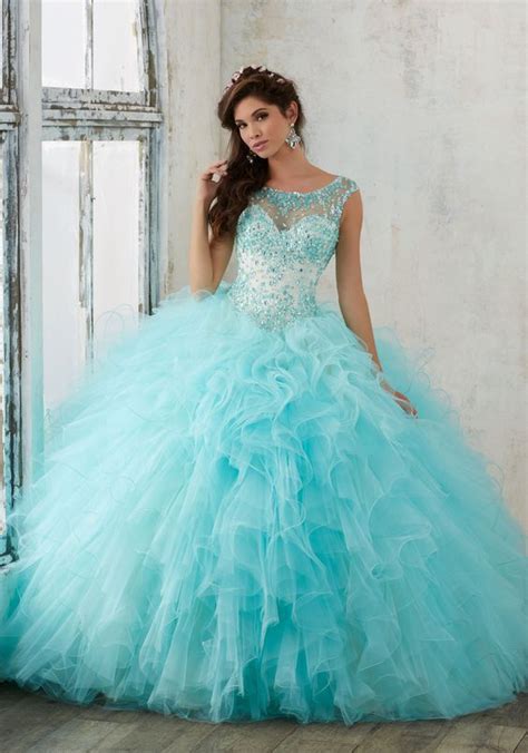 Discover quinceañera dresses with lush fabrics, lovely designs & beautiful colors. 15 years beautiful dresses aqua color, 15 year old ...