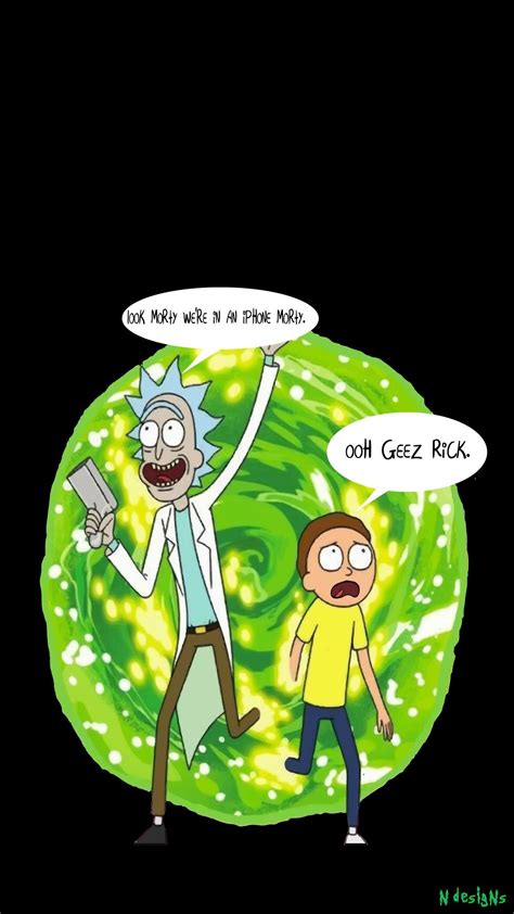 Rick And Morty Hype Wallpapers On Wallpaperdog