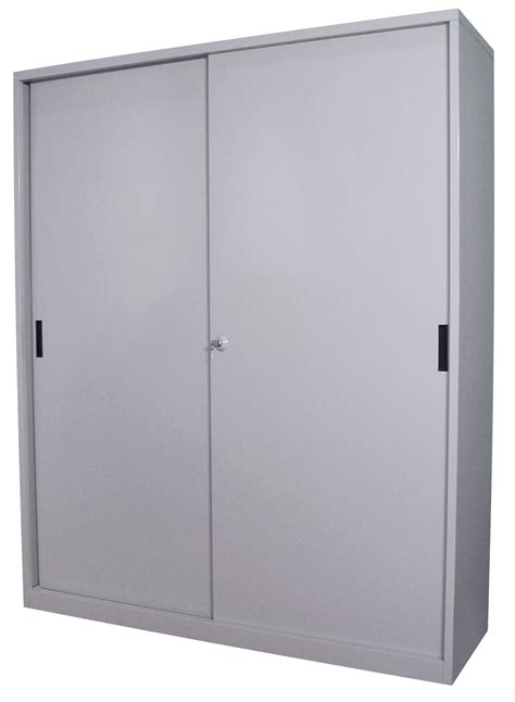 Sliding Door Cabinet Wallaces Furniture Commercial Steel Storage