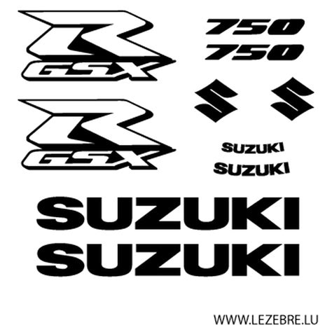 Kit Stickers Autocollants Suzuki Gsx R 750