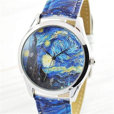 Starry Night Watch T For Artist Van Gogh Watch Unique Etsy
