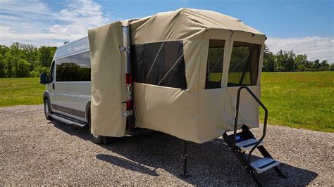 The Embassy Traveler Can Feature A Tent Extension That Sticks Out The