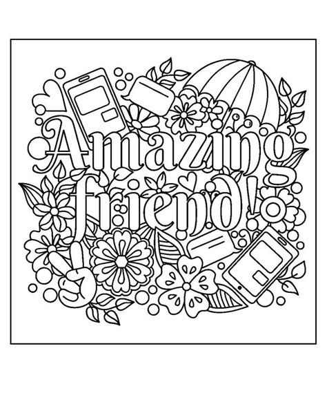 While most coloring pages are for kids, there are tons of templates available out there that are suitable for adults. Pin on Words Coloring Pages for Adults