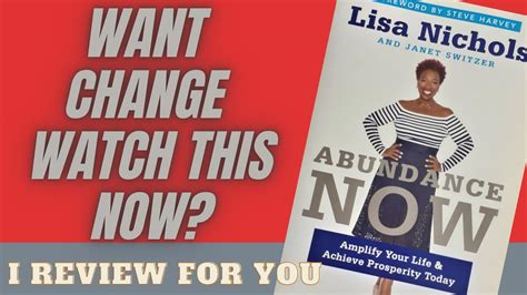 Lisa Nichols Abundance Now Book Review Motivation And