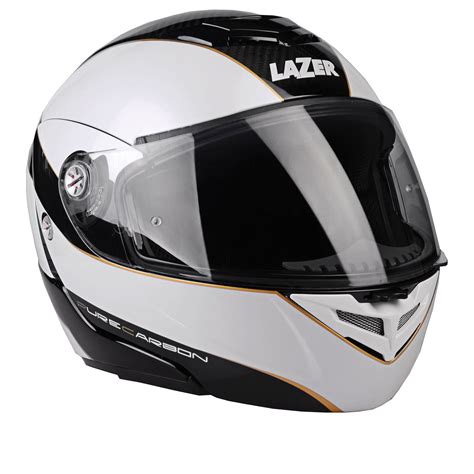Lazer Monaco Window Pure Carbon Flip Front Motorcycle Helmet Flip Up