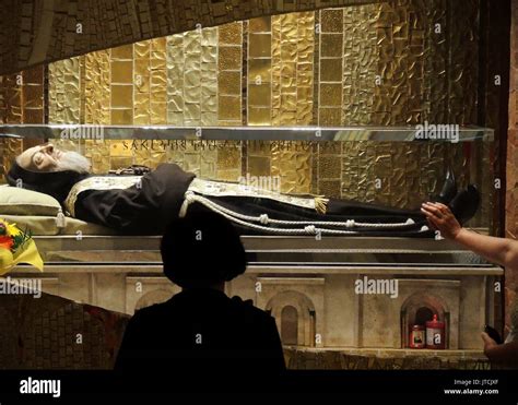 The Dissected Corpse Of Saint Padre Pio Is Constantly Exhibited In A