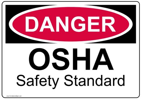 Osha Safety Signs