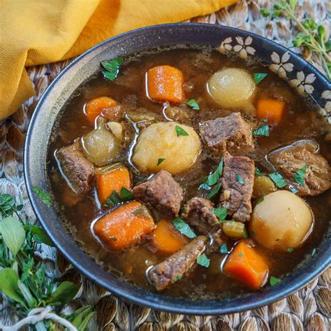 Step 3 add the potatoes and carrots to the saucepan and cook for 5 minutes or until tender, stirring occasionally. Easy Vegetable Beef Soup Recipe | Hostess At Heart