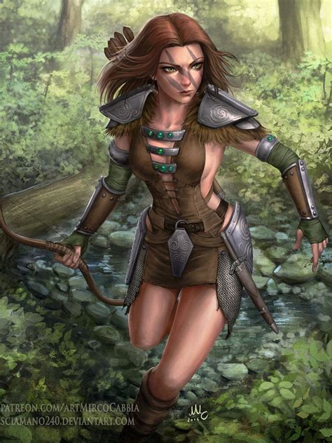 Aela The Huntress Skyrim By Sciamano240 Elder Scrolls Art Skyrim Art Elder Scrolls V Skyrim