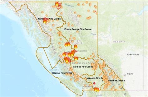 As many as 1,500 residents have been told to evacuate, with as little as 15 minutes' notice, leaving many to flee without their belongings. B.C. wildfires map 2018: Current location of wildfires ...