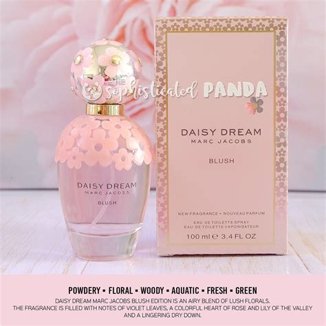 The marc jacobs daisy eau de toilette is fresh and feminine with notes of wild strawberry, velvety violet petals and finishes with a luminous blend of gardenia and jasmine. น้ำหอม Marc Jacob Daisy Dream Blush ขนาด 100ml ...