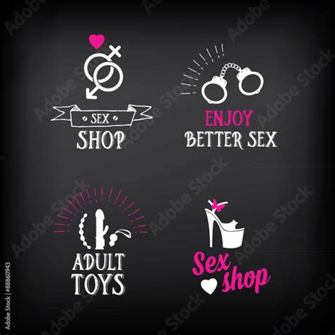 Sex Shop Logo And Badge Design Buy This Stock Vector And Explore
