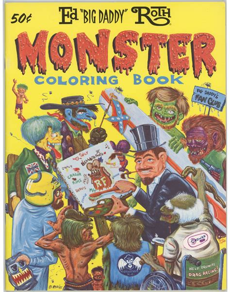 Monster Coloring Book Ed “big Daddy” Roth