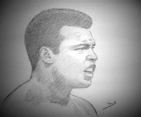 How To Draw Muhammad Ali At How To Draw
