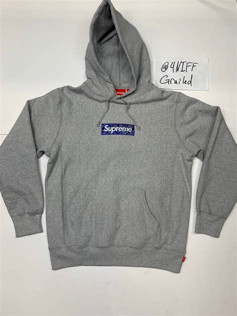 Supreme Supreme Bandana Box Logo Hoodie Grailed