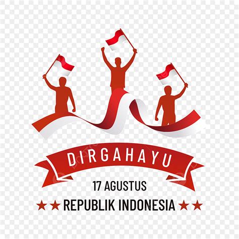 Merah Putih Vector Png Images Dirgahayu Republik Indonesia Dengan The