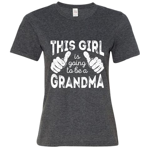New Grandma Shirt Grandmother T Shirt T Shirt Tee Womens