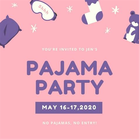 9 Mind Blowing Reasons Why Pajama Party Invitation Template Is Using