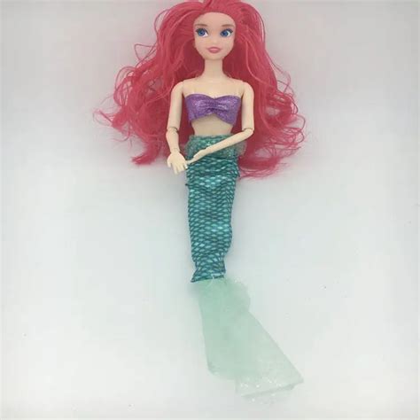hot fashion popular 30cm princess ariel dolls with joint moving body beautiful t box doll