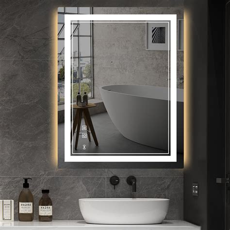 Orren Ellis Modern Contemporary Lighted Fog Free Bathroom Vanity