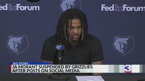 Ja Morant Suspended By Grizzlies After Social Media Post Youtube