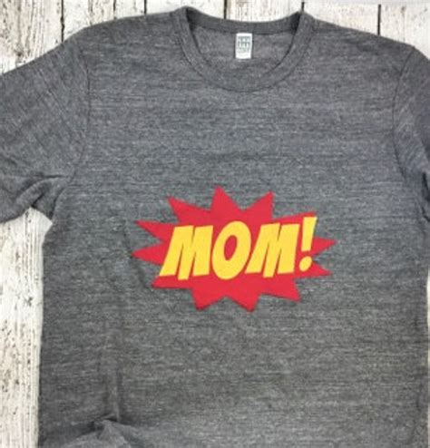 Super Mom Mom Shirt Superhero Mom Mom Tshirt Superhero Etsy