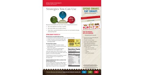 Spend Smart Eat Smart Strategies You Can Use