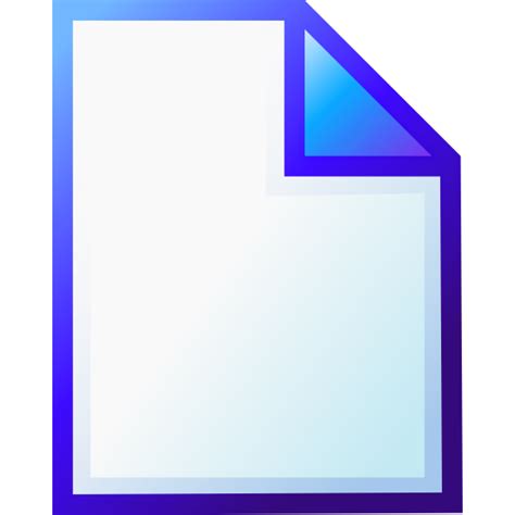 New Document Icon Vector Drawing Free Svg