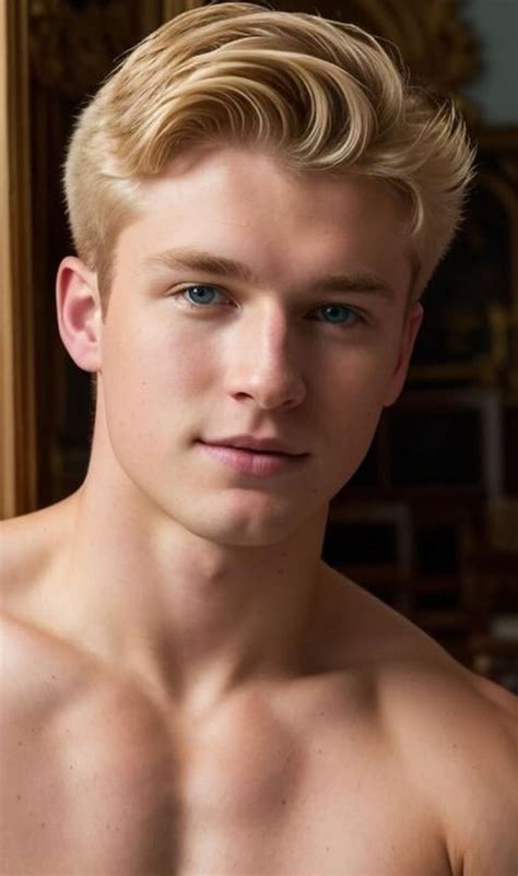 Pin By Iann Barrantes On Hairstyle Men Blonde Guys Male Models Shirtless Male Model Face