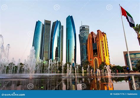Abu Dhabi United Arab Emirates November 1 2019 Etihad Towers