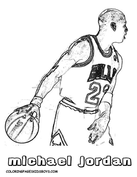 26 Michael Jordan Coloring Page FroyaGeraint