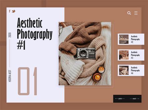 Aesthetic Web Design By Hooria Ishtiaq On Dribbble