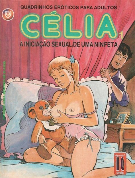 Quadrinhos Eróticos A iniciação sexual de Célia Hentai Brasil