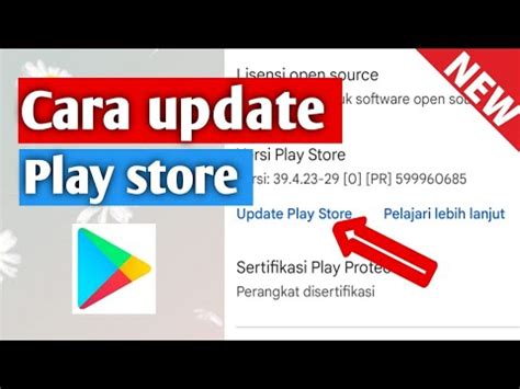 Rahasiacara Update Play Store Ke Versi Terbaru Tutorial Memperbarui Google Play Aplikasi
