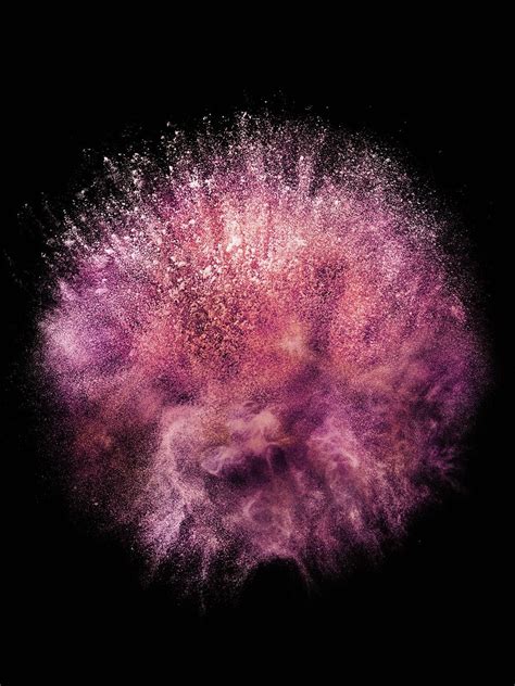 Pink Powder Explosion Cosmetics Party Luxury Stilllife Photography