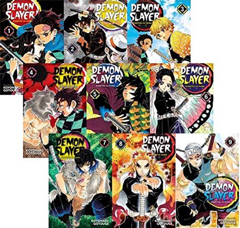Demon Slayer Manga Collection Vol 1 9 Koyoharu Gotouge