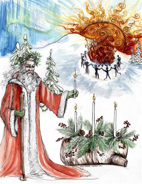 Winter Solstice And Yule Celebration By 4bearspress On Deviantart