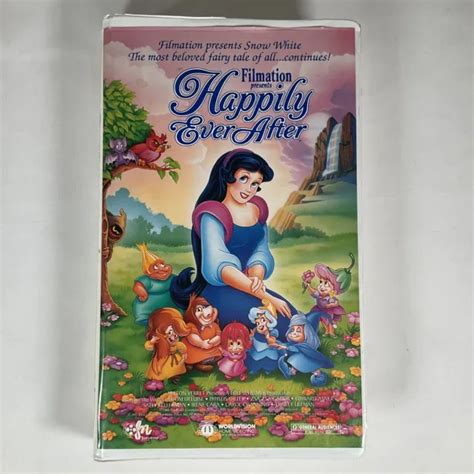 Filmation Presents Snow White Happily Ever After Vhs Tape1993 Deluise