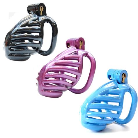 3 Color Mamba Y Sissy Chastity Cage Devices Bondage Slave Penis Ring
