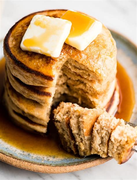 Adding greek yogurt to pancakes makes them the holy grail of breakfasts, i swear. Healthy Greek Yogurt Pancakes - JoyFoodSunshine
