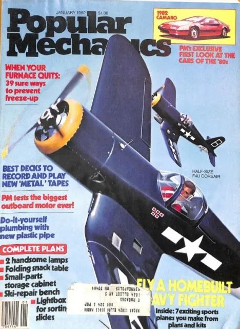 Popular Mechanics January 1980 353 Picclick