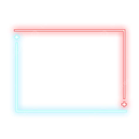 Gradient Glow Png Transparent Neon Border Square Glow Blur Gradient