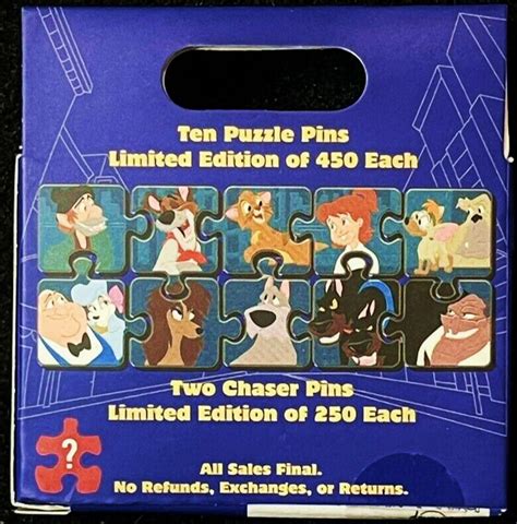 Character Connection Mystery Puzzle Oliver And Company Disney Trading