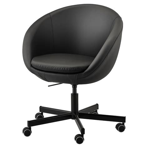 Skruvsta Swivel Chair Idhult Black Ikea