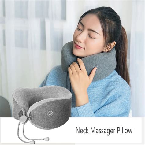 Xiaomi Lf Neck Massage Pillow Shiatsu Car Home Use Chair Electronic Massager Device Refreshing