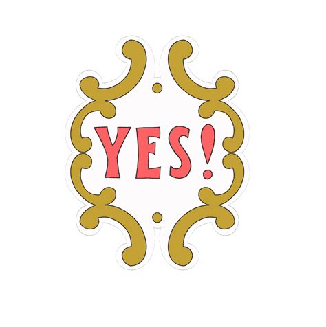 Ja Yes Sticker By Little Gem Studio For Ios And Android Giphy
