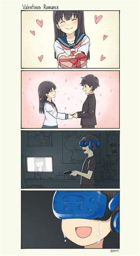 Happy Valentines Day Anime Memes Funny Anime Funny